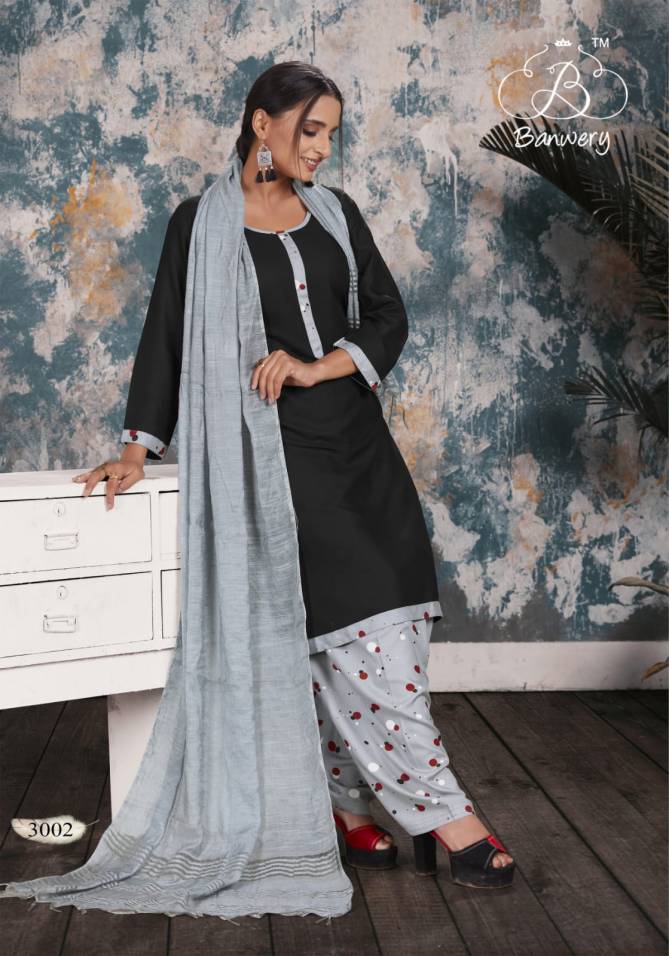 Banwery Soni Kudi 3 Festive Wear Latest Designer Cotton Ready Made Collection